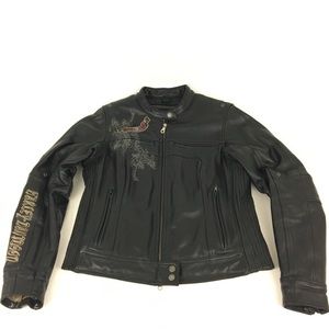 Harley-Davidson Leather Jacket Camo Lining